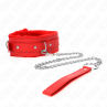 KINK COLLAR CON CORREA 65 CM CON RESTRICCIONES ROJO AJUSTABLE 36 42 CM X 55 CM
