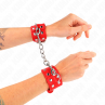 KINK MUaEQUERAS CON DOBLE LaNEA DE TACHUELAS AJUSTABLE ROJO