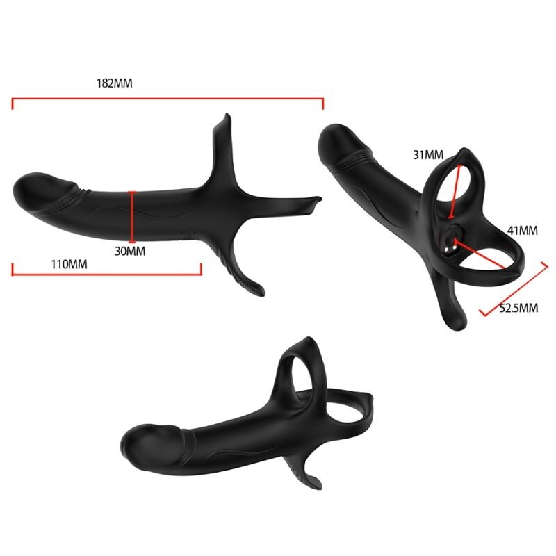 ARMONY DILDO CON ANILLO VIBRADOR CONTROL