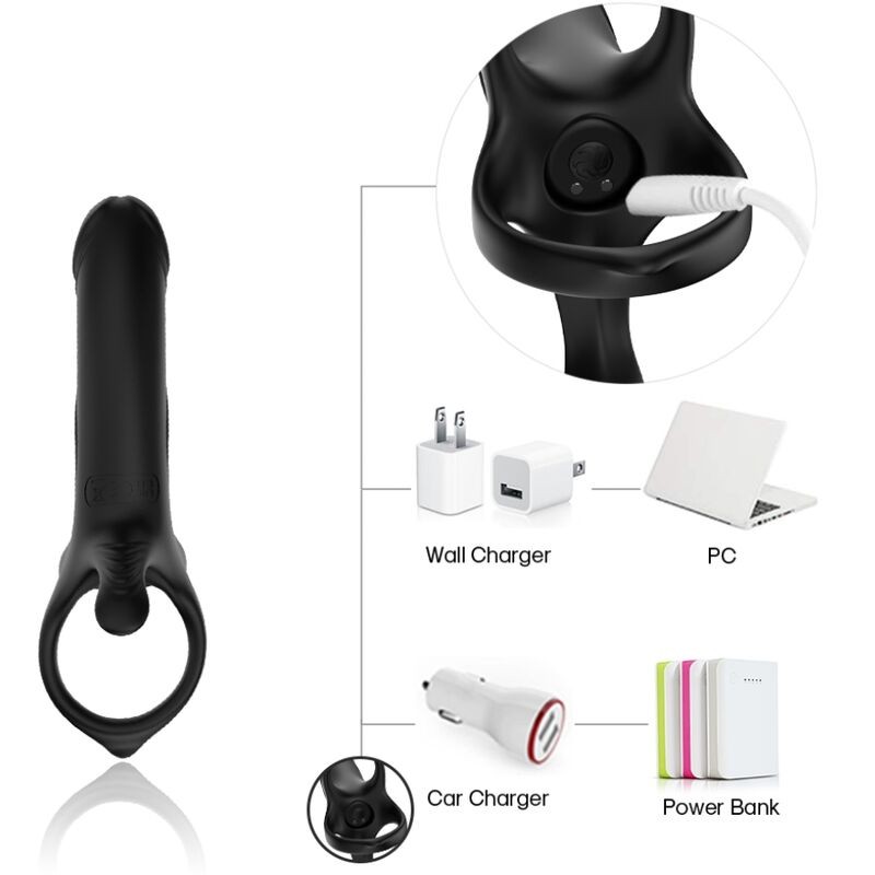 ARMONY DILDO CON ANILLO VIBRADOR CONTROL