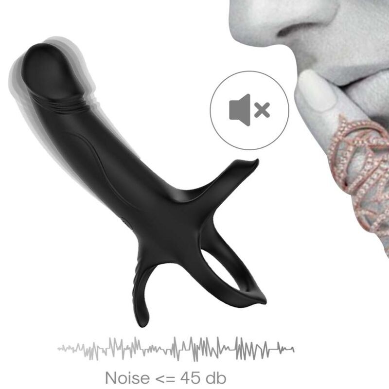 ARMONY DILDO CON ANILLO VIBRADOR CONTROL
