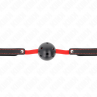 KINK MORDAZA DE BOLA 45 CM DURA HUECA CON CINTURaN ELaSTICO 56 x 15 CM