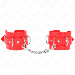 KINK MUaEQUERAS CON 3 ANILLAS EN D AJUSTABLE ROJO 175 25 CM X 6 CM