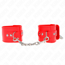 KINK MUaEQUERAS CON CIERRE CANDADO ROJO AJUSTABLE 16 23 CM X 55 CM