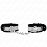 KINK MUaEQUERAS FINAS NEGRO PLATEADO 30 X 4 CM