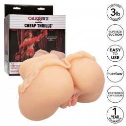 CALEXOTICS THE PEEP SHOW GIRL DOBLE MASTURBADOR REALaSTICO NATURAL