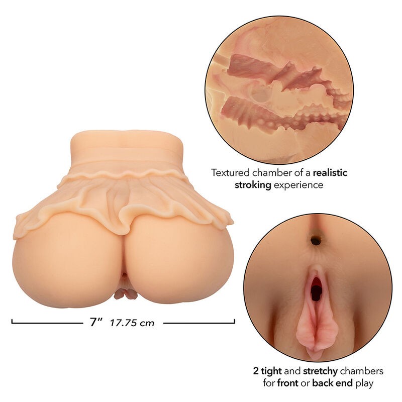 CALEXOTICS THE PEEP SHOW GIRL DOBLE MASTURBADOR REALaSTICO NATURAL