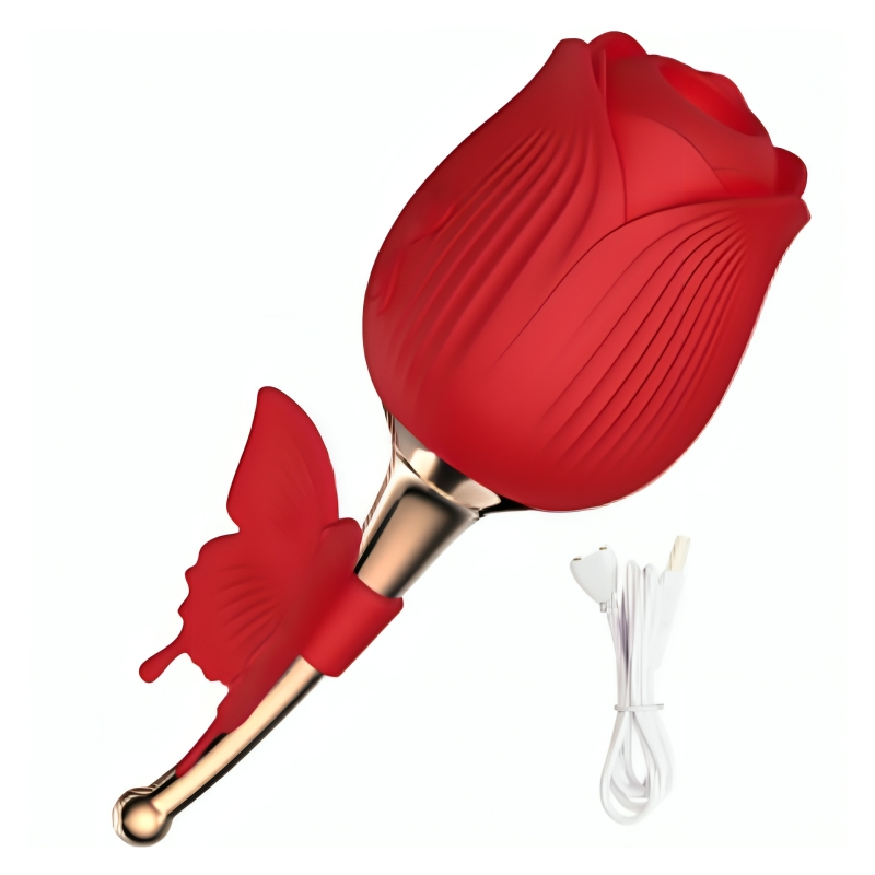 ARMONY BUTTERFLY FLOWER SUCCIONADOR ROJO