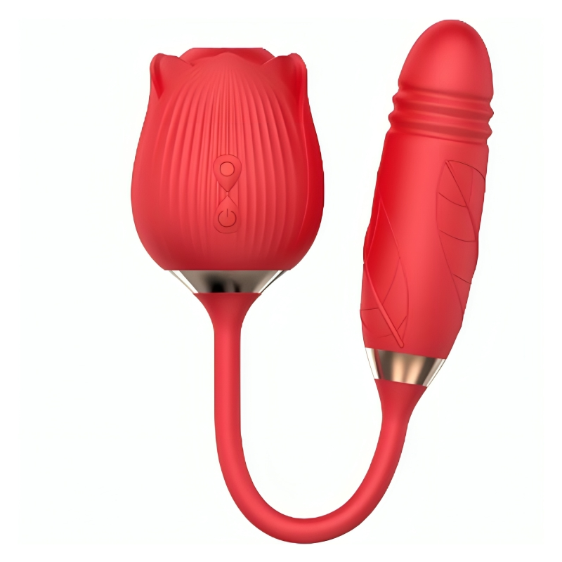 ARMONY DELIGHT FLOWER SUCCIONADOR THRUSTING ROJO
