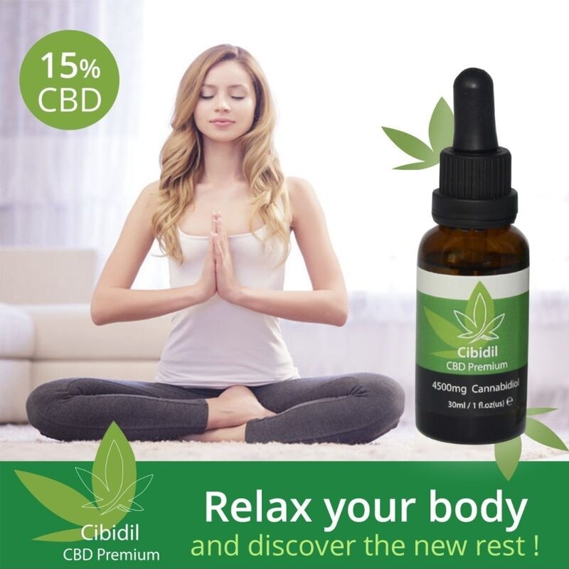 500 COSMETICS CIBIDIL RELAJANTE ACEITE CBD 15 30 ML