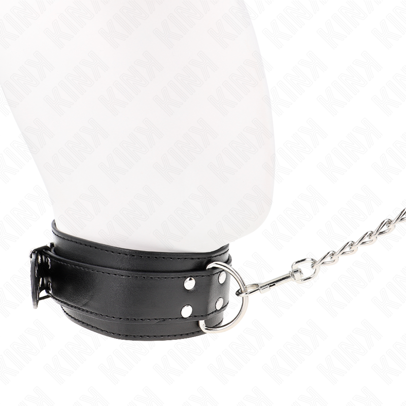KINK COLLAR CON CORREA DE ENCAJE 75 CM MODELO SCANDAL 44 X 10 CM