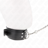 KINK COLLAR CON CORREA DE ENCAJE 75 CM MODELO SCANDAL 44 X 10 CM