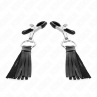 KINK PINZAS PARA PEZONES CON BORLAS DE POLIPIEL 6 CM