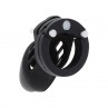 HIDDEN DESIRE EXTREME JAULA DE CASTIDAD SILICONA TALLA S NEGRO
