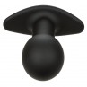 CALEXOTICS ROCK BOTTOM PLUG ANAL 10 VIBRACIONES SILICONA NEGRO