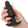 CALEXOTICS ROCK BOTTOM PLUG ANAL CaNICO 10 VIBRACIONES SILICONA NEGRO