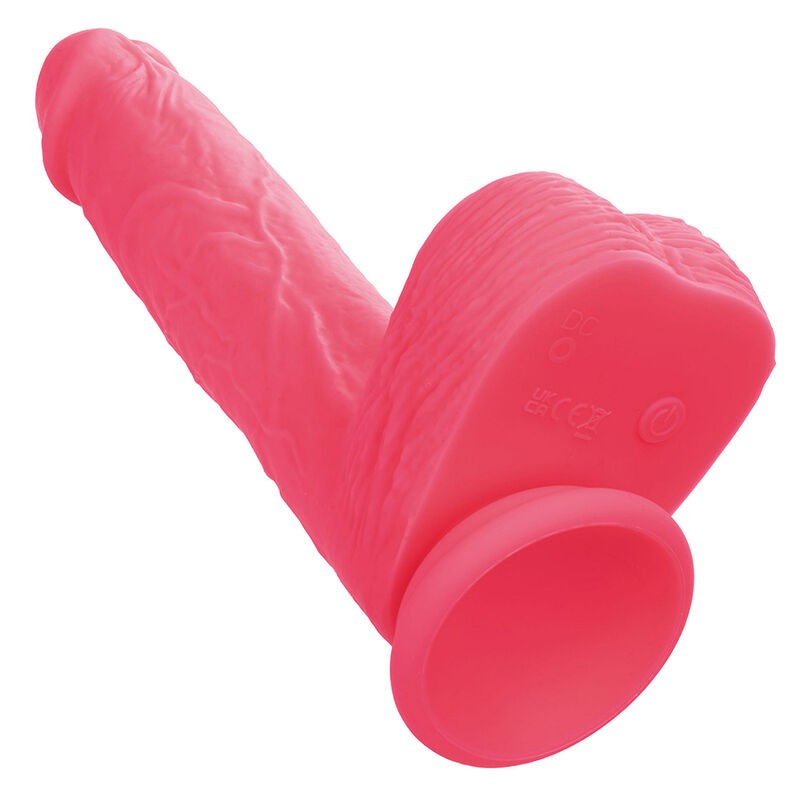 CALEXOTICS STUDS VIBRADOR REALaSTICO 10 VIBRACIONES Y ROSA