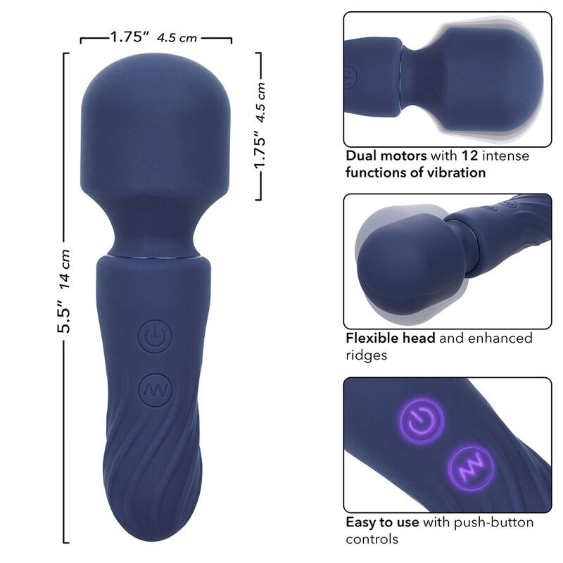 CALEXOTICS CHARISMA CHARM MASAJEADOR 12 FUNCIONES MORADO