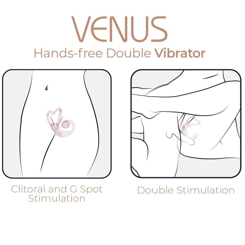 ADRIEN LASTIC VENUS DOBLE ESTIMULADOR CLaTORIS PUNTO G APP GRATUITA ROSA