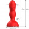 ARMONY EXTREME A BLOOM ROSA VIBRADOR PLUG ANAL CONTROL REMOTO ROJO