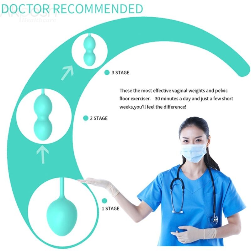 ARMONY ANABIOSIS PESAS VAGINALES 3 NIVELES VERDE
