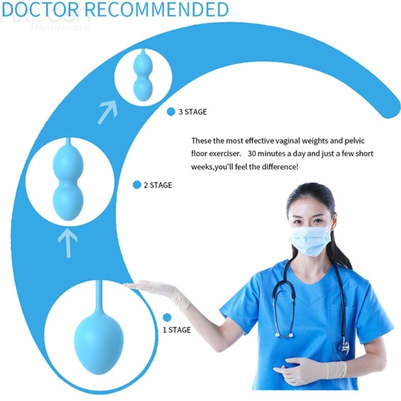 ARMONY ANABIOSIS PESAS VAGINALES 3 NIVELES AZUL