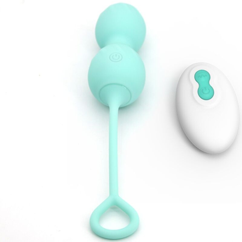 ARMONY BLOSSOMS PESAS VAGINALES VIBRADOR CONTROL REMOTO 10 VIBRACIONES VERDE