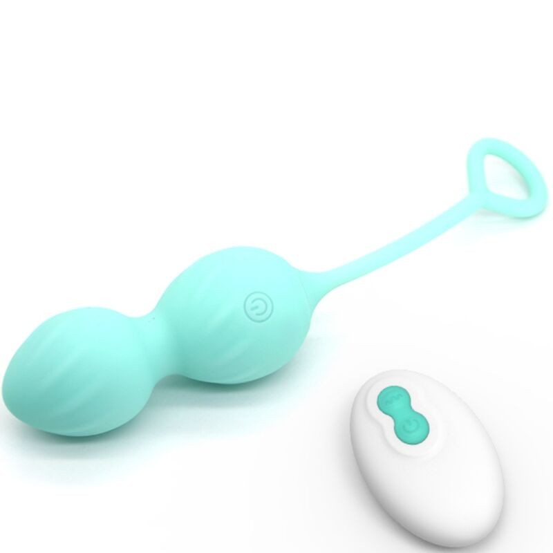 ARMONY BLOSSOMS PESAS VAGINALES VIBRADOR CONTROL REMOTO 10 VIBRACIONES VERDE
