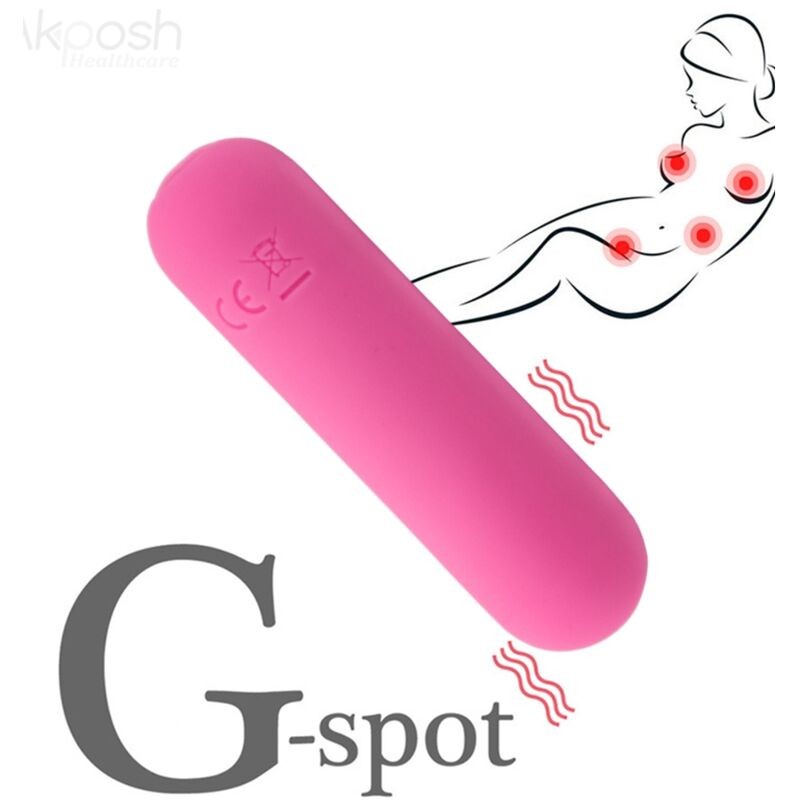 ARMONY SPLASH HAHA BALA VIBRADORA SILICONA 10 VIBRACIONES 75 X 19 CM ROSA