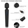 ARMONY X POWER LARGE MASAJEADOR VIBRADOR 7 VIBRACIONES NEGRO