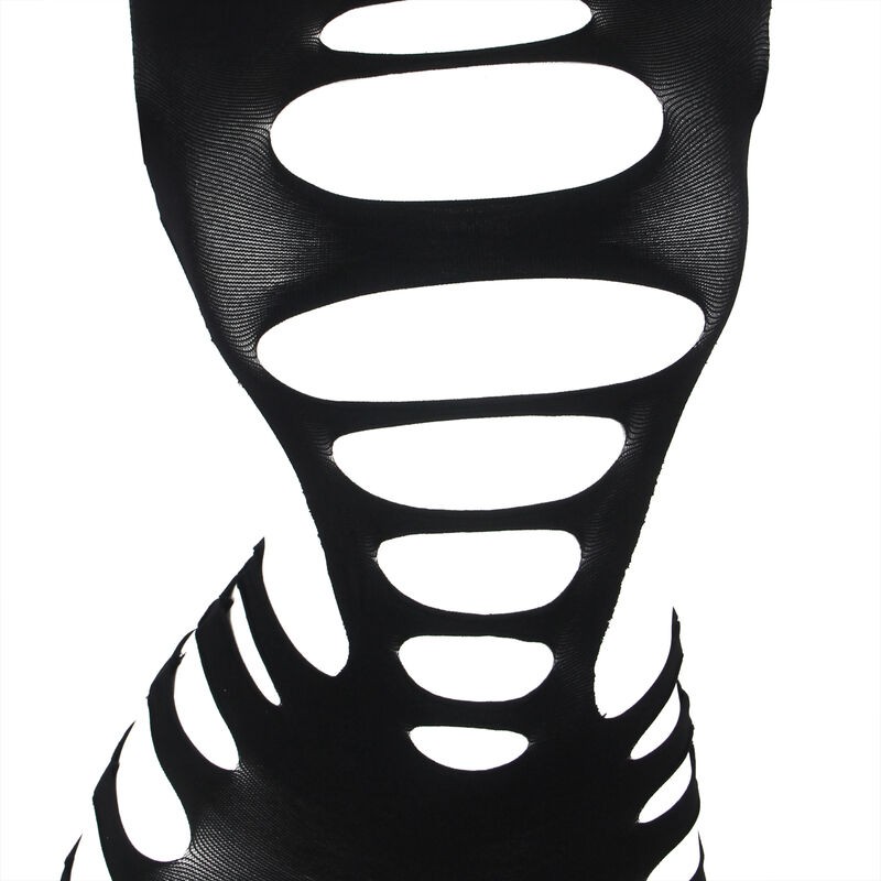 SUBBLIME 952266 BODYSTOCKING DE REJILLA ELSTICO MANGA LARGA NEGRO TALLA aNICA