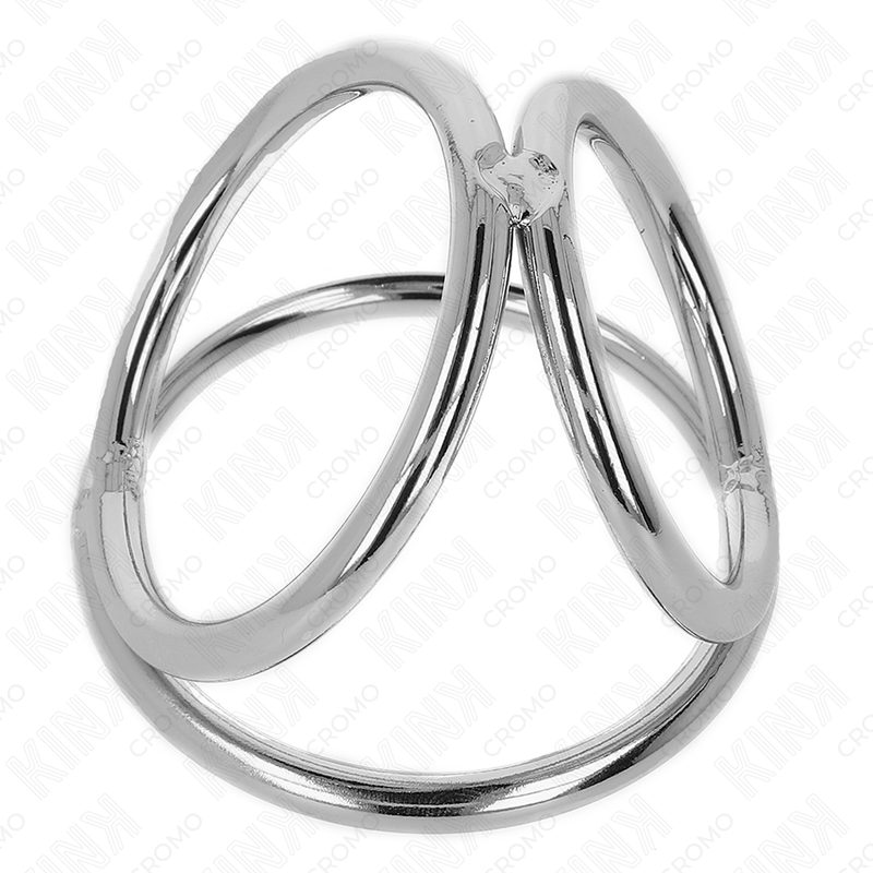 KINK ANILLO PENE TRIPLE METAL CROMADO 32 CM A 45 CM