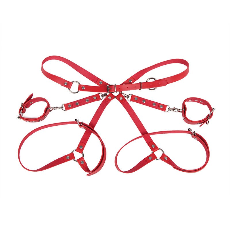 SUBBLIME 953706 ESPOSAS CON CINTURaN BONDAGE ROJO TALLA aNICA