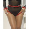 SUBBLIME 953706 ESPOSAS CON CINTURaN BONDAGE ROJO TALLA aNICA