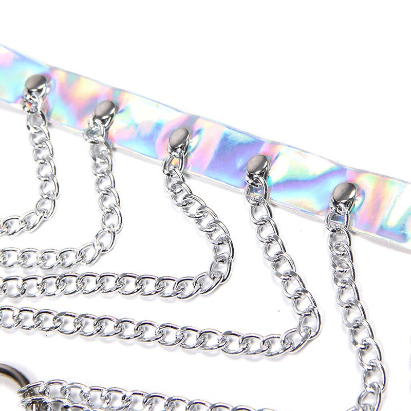 SUBBLIME 953737 ARNaS DE PECHO CON ANILLOS Y CADENAS PLATA TALLA aNICA