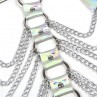 SUBBLIME 953737 ARNaS DE PECHO CON ANILLOS Y CADENAS PLATA TALLA aNICA