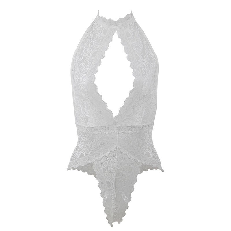 SUBBLIME 953850 BODY DE ENCAJE BLANCO S M