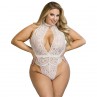 SUBBLIME 953867 BODY DE ENCAJE BLANCO L XL