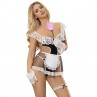 SUBBLIME 954314 DISFRAZ DE CRIADA SEXY NEGRO BLANCO L XL