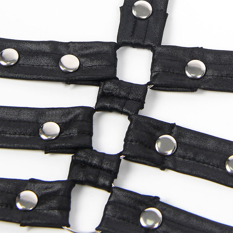 SUBBLIME 954413 BODY BONDAGE DE CUERO NEGRO L XL