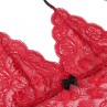 SUBBLIME 953898 CAMISaN DE SEDA Y ENCAJE PANTIES ROJO S M