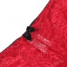 SUBBLIME 953904 CAMISaN DE SEDA Y ENCAJE PANTIES ROJO L XL