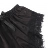 SUBBLIME 953942 CAMISaN INFORMAL DE SEDA PANTALaN ENCAJE NEGRO L XL