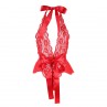 SUBBLIME 953980 BODY SEXY CON VOLANTES CINTURaN ROJO L XL