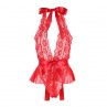 SUBBLIME 953980 BODY SEXY CON VOLANTES CINTURaN ROJO L XL