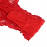 SUBBLIME 953980 BODY SEXY CON VOLANTES CINTURaN ROJO L XL