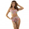 SUBBLIME 954109 SUJETADOR PANTIES CON LIGUERO DISEaO FLORAL AZUL S M