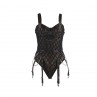 SUBBLIME 954260 BODY CON CADENAS LIGUEROS NEGRO S M