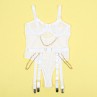SUBBLIME 954291 BODY CON CADENAS LIGUEROS BLANCO L XL