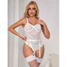SUBBLIME 954291 BODY CON CADENAS LIGUEROS BLANCO L XL